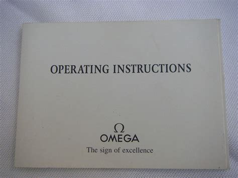 omega watch cleaning instructions.